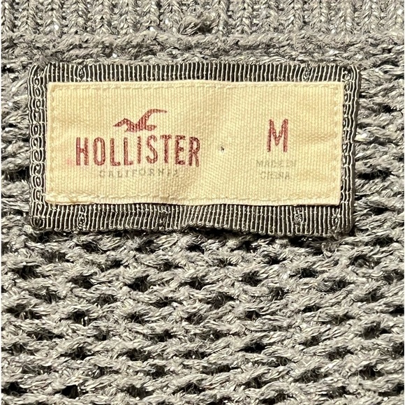 Hollister Open Weave Sparkling Sweater M - Picture 7 of 8